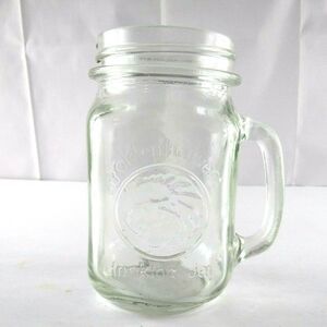 Golden Harvest 16 Ounce Mason Jar Clear Drinking Mug